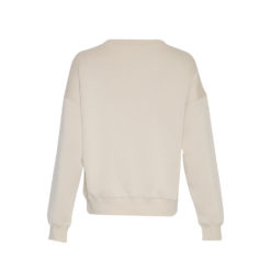 Moss Copenhagen Q Sweater Oatmeal Rückansicht