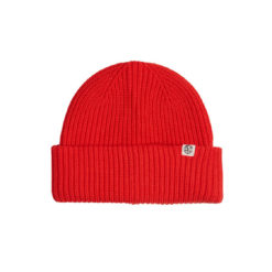 Moss Copenhagen Strick-Beanie Flame Scarlet