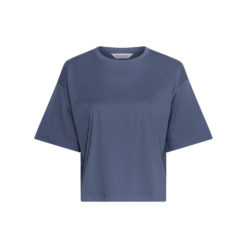 Moss Copenhagen Boxy-T-Shirt Vintage Indigo
