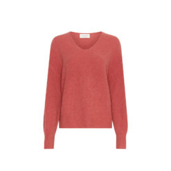 Moss Copenhagen V-Ausschnitt-Pullover Hope Faded Rose