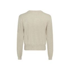 Moss Copenhagen Rachelle-Cardigan Oatmeal Melange Rückansicht