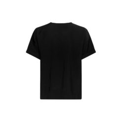 Moss Copenhagen Ecovero-Shirt Black Rückansicht
