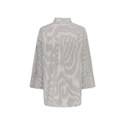 Moss Copenhagen Streifen-Hemd Egret Trail Rückansicht