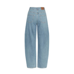 Moss Copenhagen Barrel Jeans Light Blue Wash Rückansicht