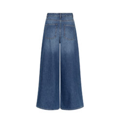 Moss Copenhagen Jeans Superwide Mid Blue Wash Rückansicht