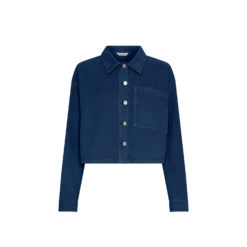 Moss Copenhagen Jeansbluse Mid Blue Wash