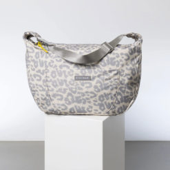VIVI MARI Padded Hip Bag Oversized Leo Splashes Grey/Sand