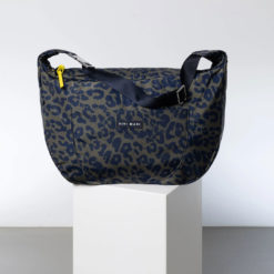 VIVI MARI Padded Hip Bag Oversized Leo Splashes Navy/Olive