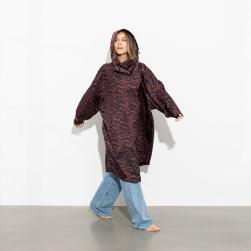 VIVI MARI Raincoat Leo Splashes Navy/Rust