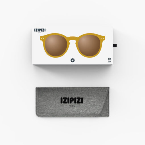 Izipizi Sonnenbrille M SUN Golden Green Verpackung