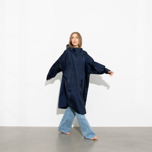 VIVI MARI Raincoat Solid Navy