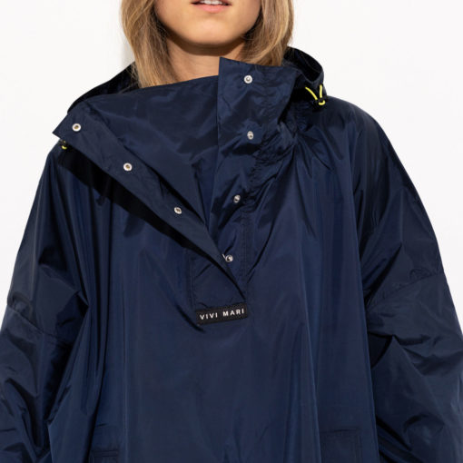 VIVI MARI Raincoat Solid Navy