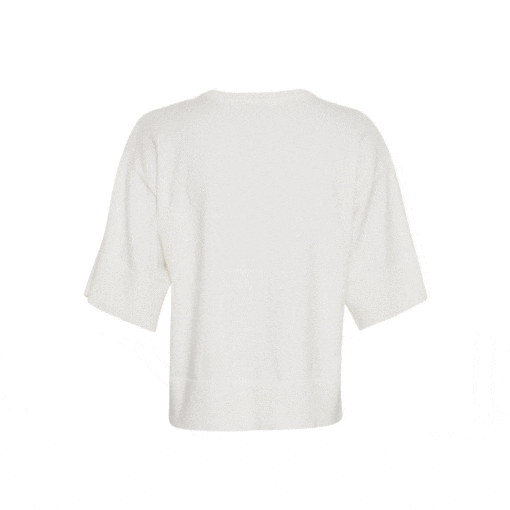Moss Copenhagen 2/4-Pullover Egret