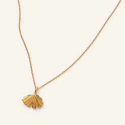 Pernille Corydon Halskette Autumn Leaf Golden