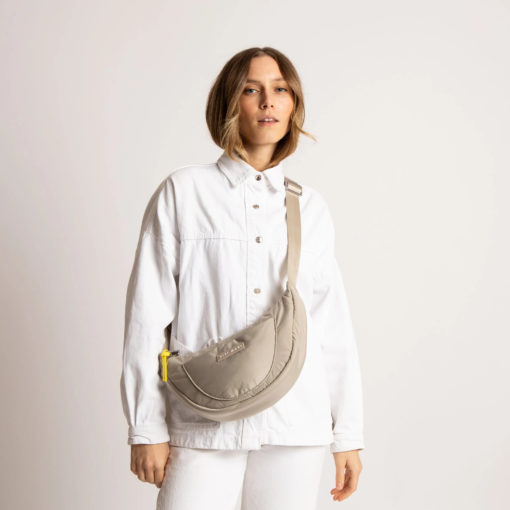 VIVI MARI Padded Hip Bag Stone