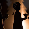 Unoferrum Silhouette Weihnachtskrippe Details