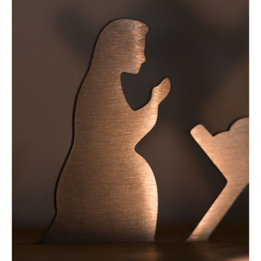 Unoferrum Silhouette Weihnachtskrippe Details