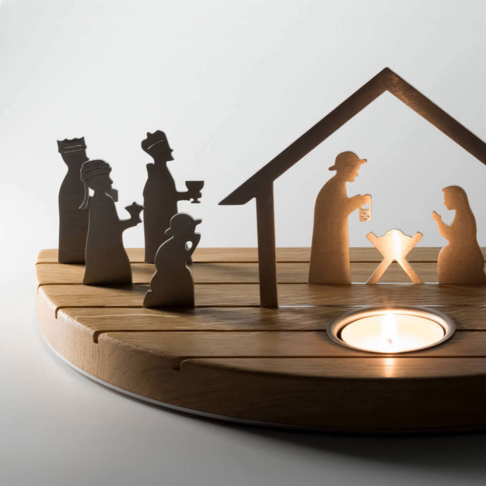 Unoferrum Silhouette Weihnachtskrippe M Details