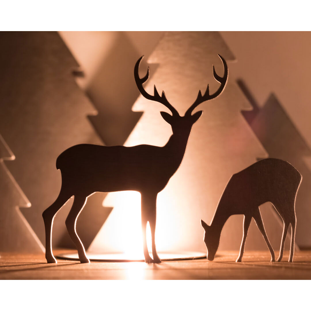 Unoferrum Silhouette Winterlandschaft M Details