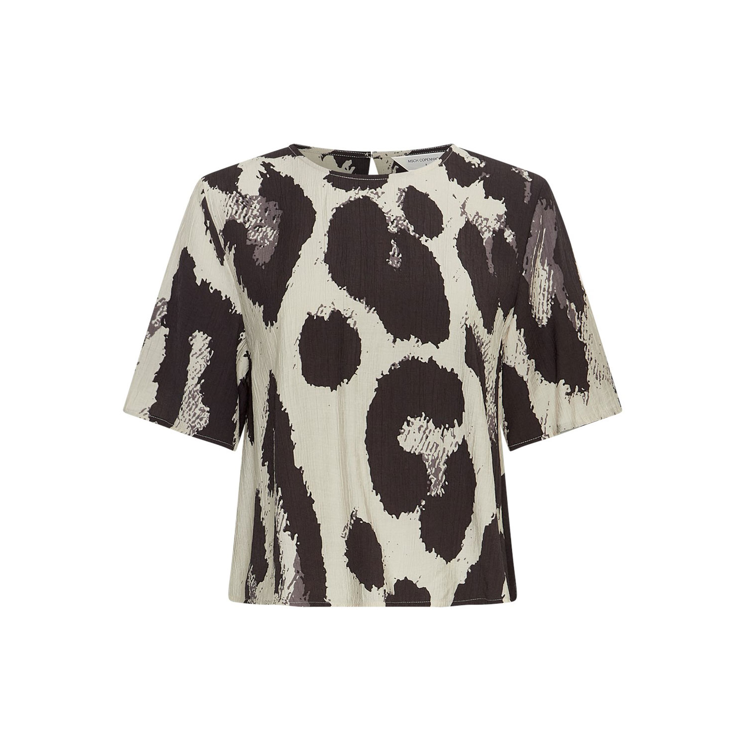 MSCH Copenhagen Ecovero-Bluse Licorice Leo