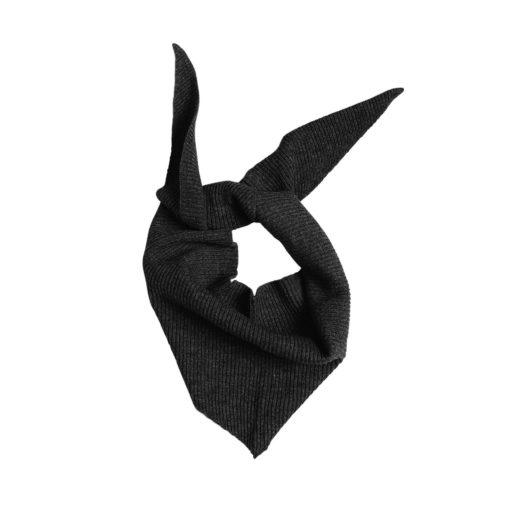 Moss Copenhagen Merino-Dreiecksschal Black