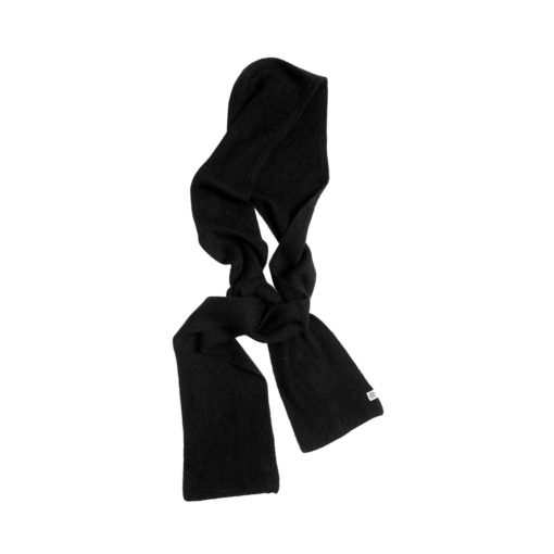 Moss Copenhagen Kapuzenschal Black (Woll-Mix)