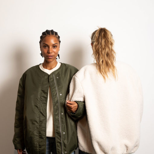 VIVI MARI Reversible Bomber Jacket