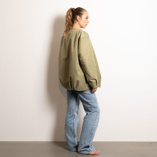 VIVI MARI Reversible Bomber Jacket Pale-Olive/Sand