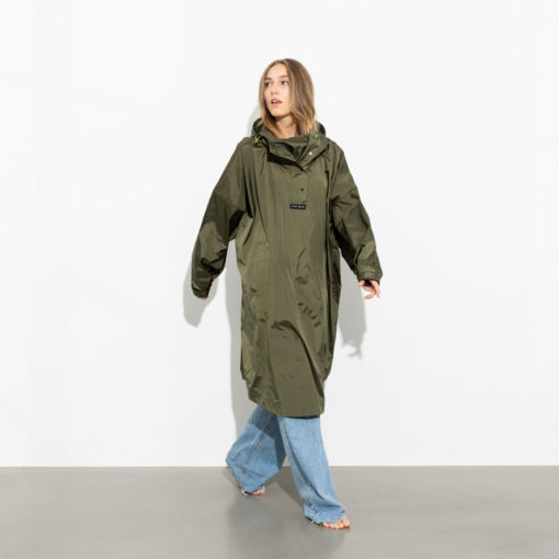 VIVI MARI Raincoat Solid Olive