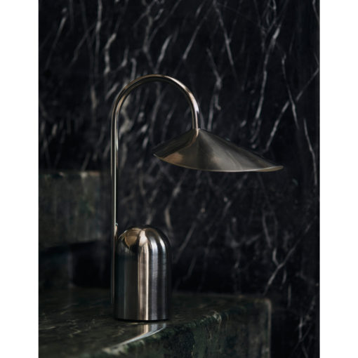 ferm LIVING Lampe Arum Portable Stainless Steel