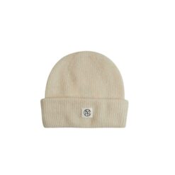 Moss Copenhagen Woll-Beanie Fog Melange