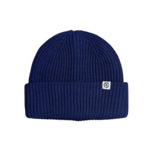 Moss Copenhagen Strick-Beanie Sodalite Blue