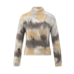 YAYA Kragenpullover Dark Taube
