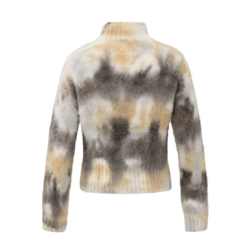 YAYA Kragenpullover Dark Taube