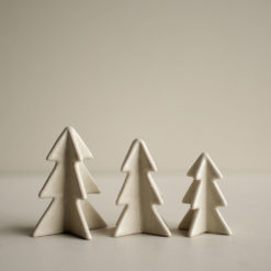 DBKD Keramik-Weihnachtsbaum Vanilla S