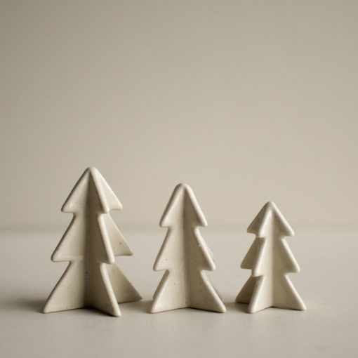 DBKD Keramik-Weihnachtsbaum Vanilla M