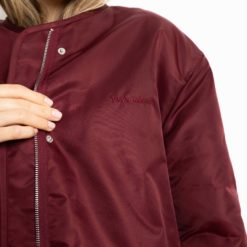 VIVI MARI Reversible Bomber Jacket Wine Red/Sand