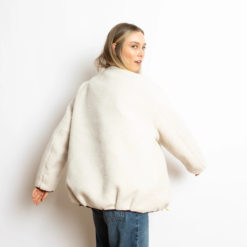 VIVI MARI Reversible Bomber Jacket Wine Red/Sand