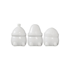 DBKD 3er-Set Wichtel Shiny White