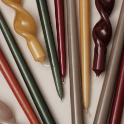 Broste Kerzen-Set Getaucht Smooth Gold