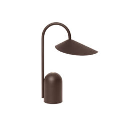 ferm LIVING Lampe Arum Portable Chocolate