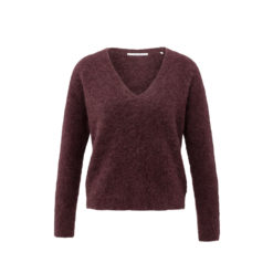 YAYA Sweater V-Neck Fudge Purple