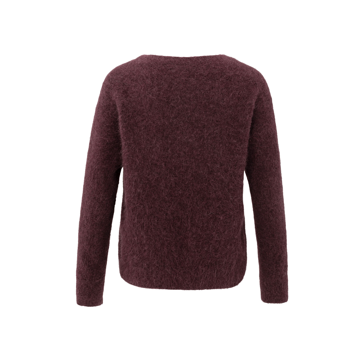 YAYA Sweater V-Neck Fudge Purple - Image 3