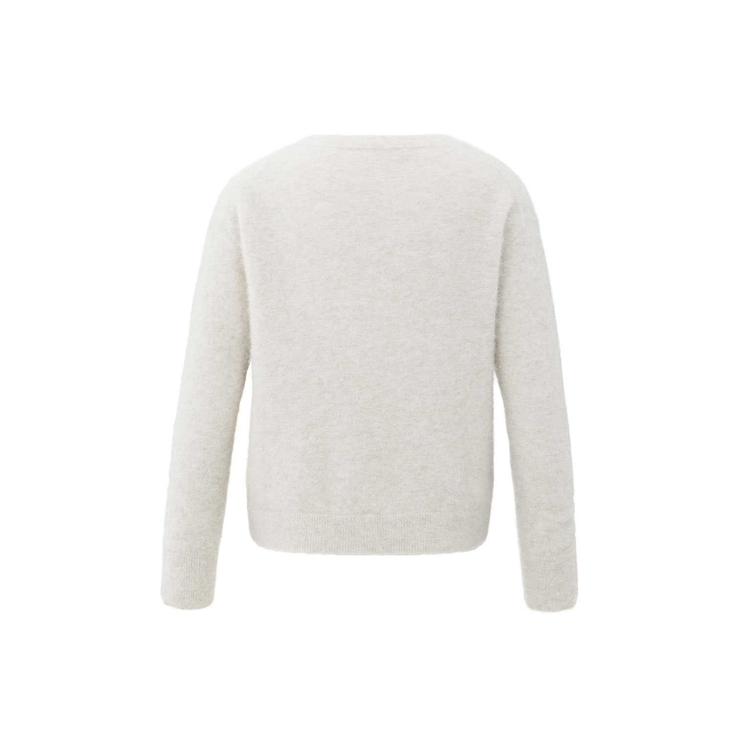YAYA Sweater V-Neck Cloud Grey - Image 4