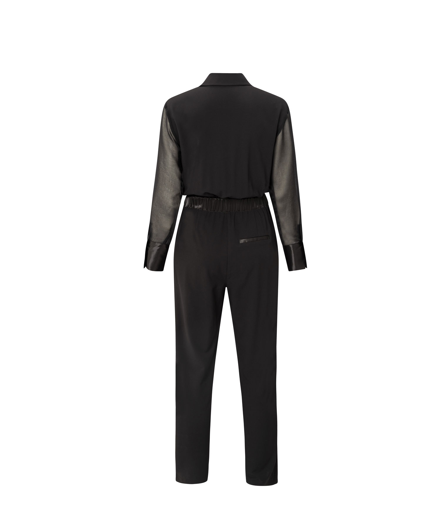 YAYA Langarm-Jumpsuit Black
