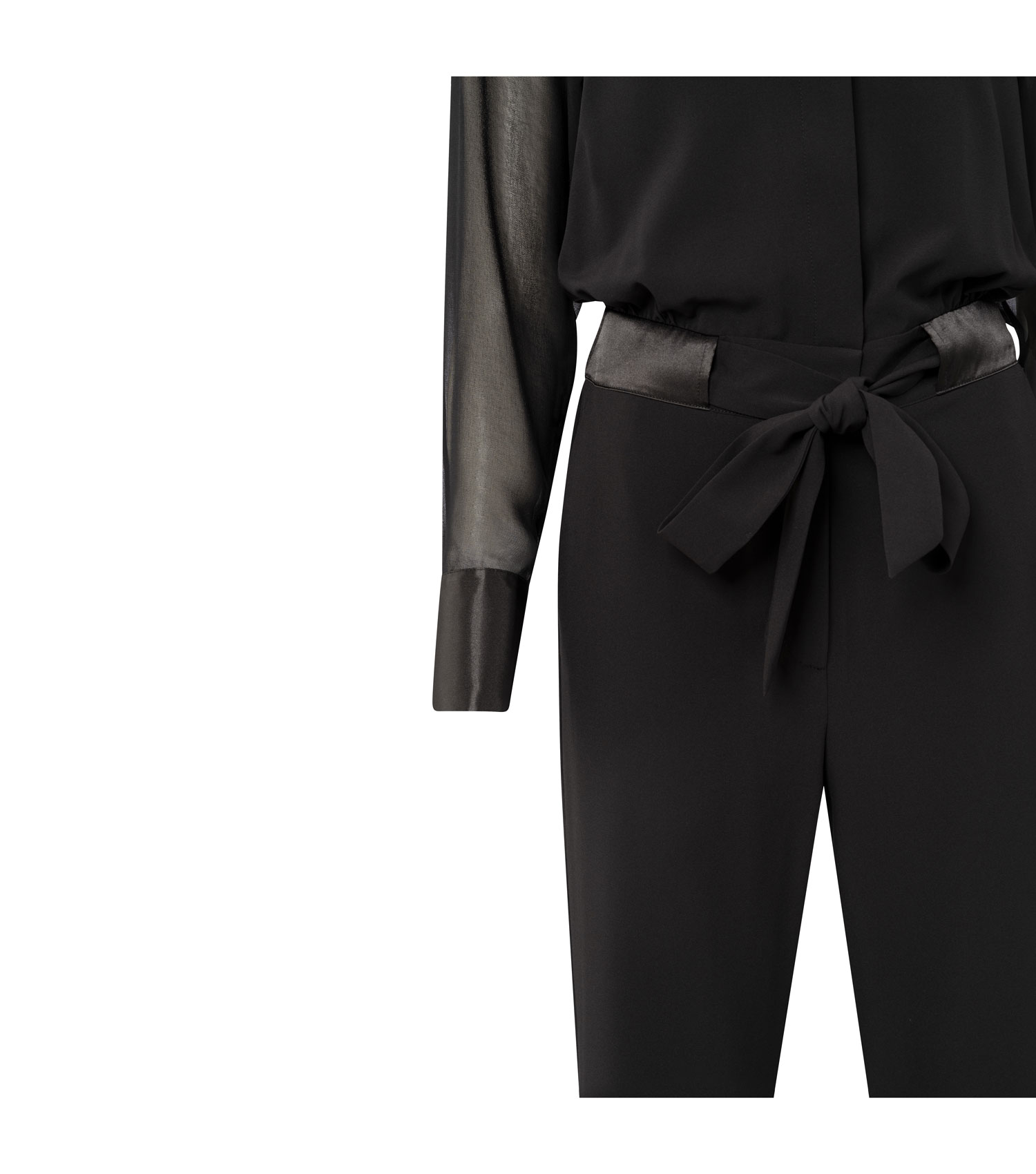 YAYA Langarm-Jumpsuit Black - Image 3