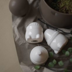 DBKD 3er-Set Wichtel Shiny White