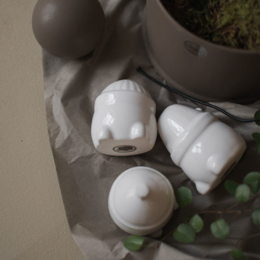 DBKD 3er-Set Wichtel Shiny White