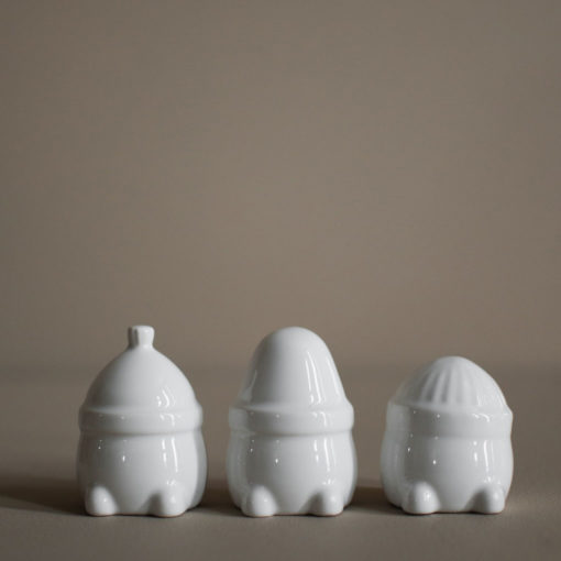 DBKD 3er-Set Wichtel Shiny White