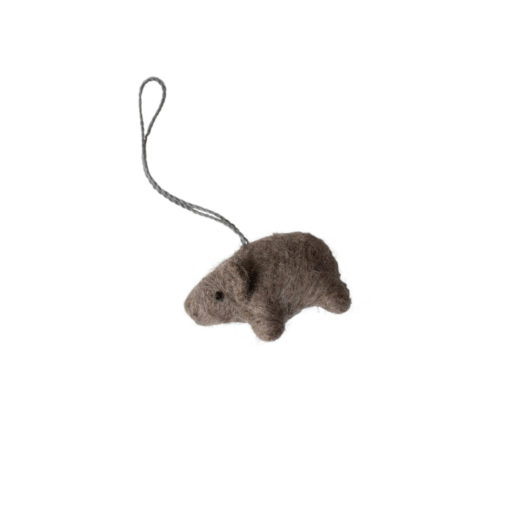 DBKD Filz-Anhänger Schwein Beige